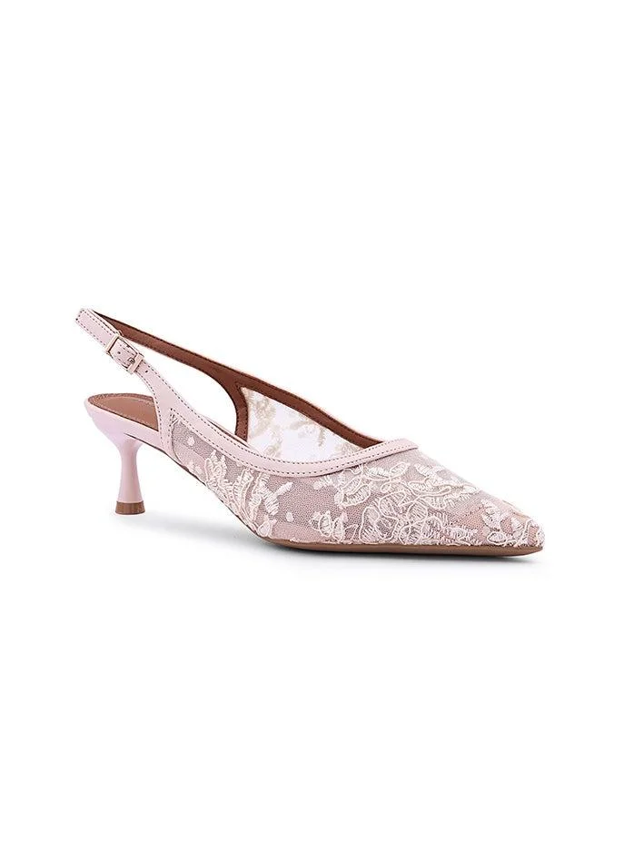 أيقون كعب  مطرز بالدانتيل