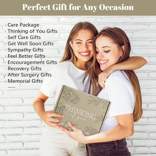 GiftPeak Thinking of You Care Package for Women - Get Well Soon GBasket for Sick Friend After Surgery Gifts Feel Better Gifts for Women, Sympathy Gift Baskets Sending Hugs, Self-Care Spa Gifts - Image 5