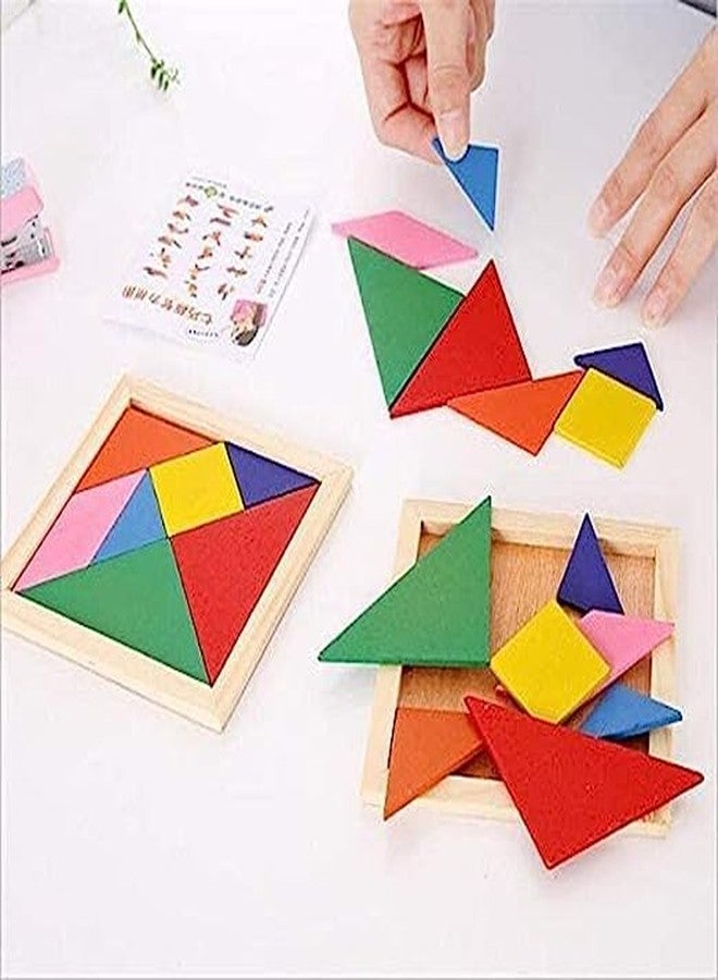 MFH Tangram Wooden Puzzle Game - Image 2