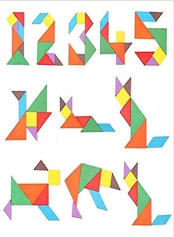 MFH Tangram Wooden Puzzle Game - Image 3