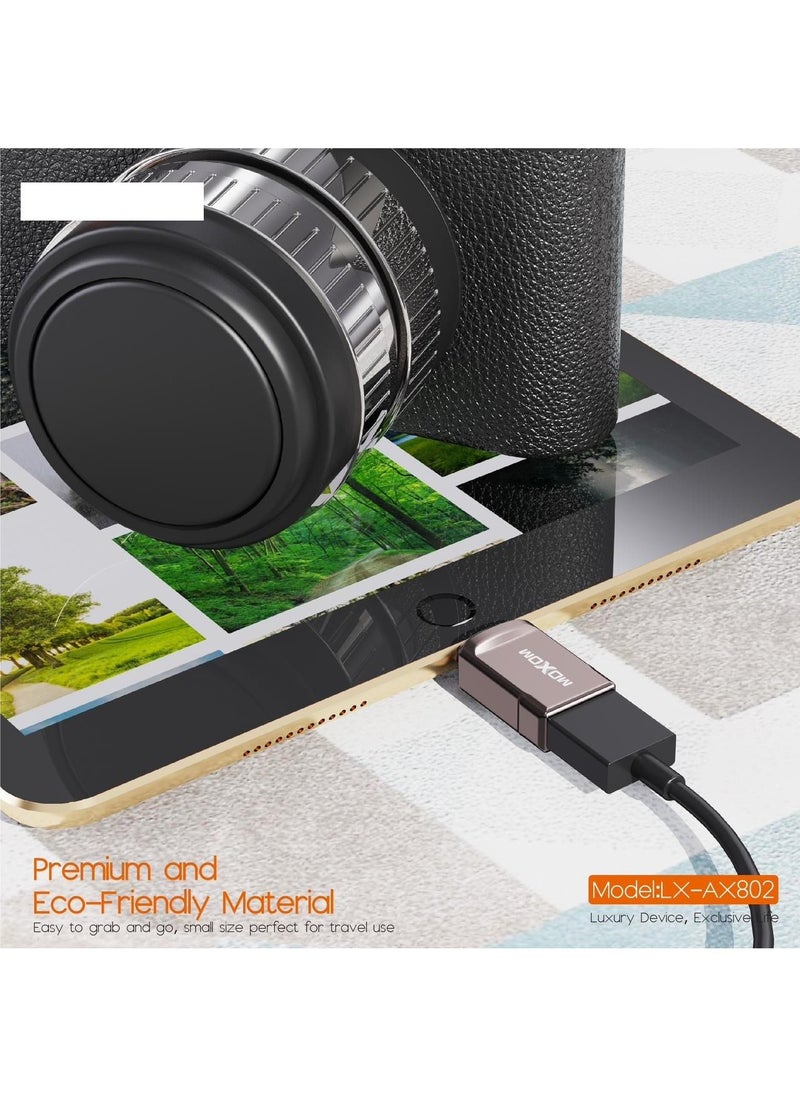 MOXOM OTG Adapter for iPhone Lightning & USB LX-AX802  - Image 4