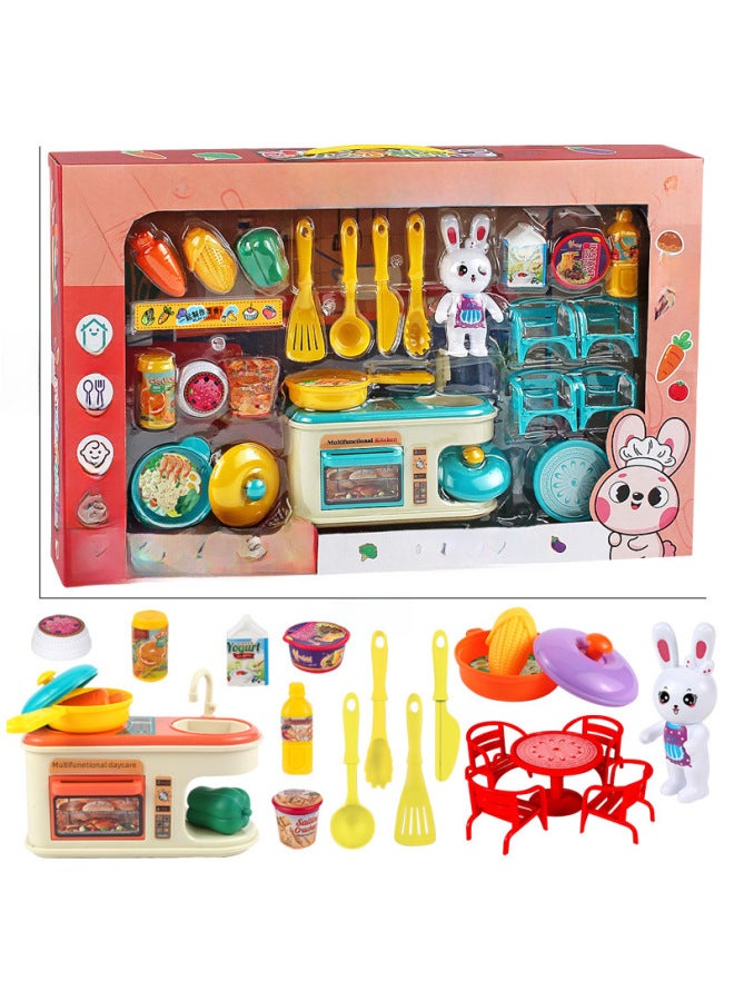 Mini Children's Hanging Board Fun Kitchen Set Play Home Night Market Supermarket Toy Supply Wholesale-Color:53978 Boxed 【xingkong Airlines-with Large Satellite Model】 B669-88 - Image 4