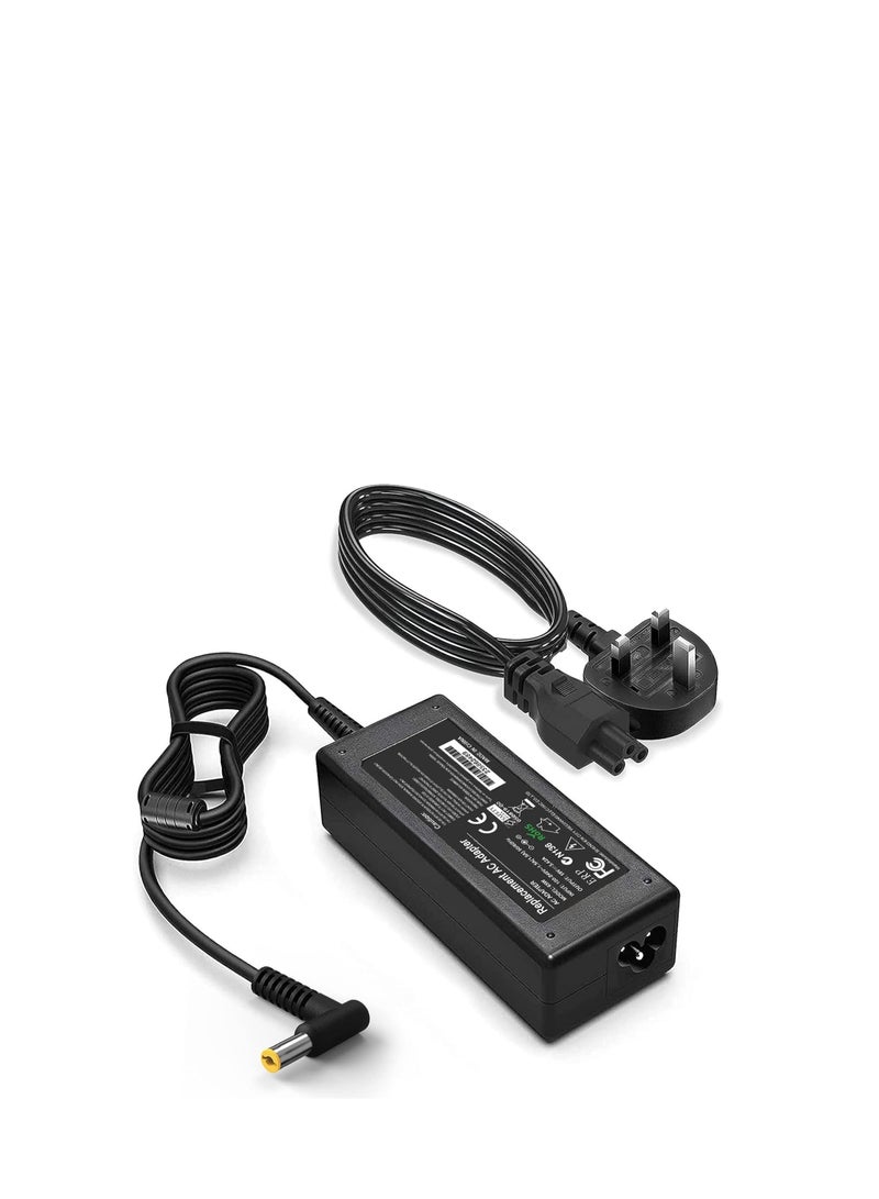 Terabyte شاحن لابتوب أيسر 65 واط/19 فولت/3.42 أمبير محول طاقة بديل مع كابل طاقة متوافق مع أيسر أسباير أيسر ES1-511 E1 E3 E3-111 E5 والمزيد - (5.5x1.7 مم) - Image 1