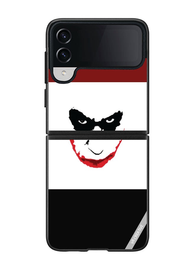VR CREATIVE Protective Case Cover For Samsung Galaxy Z Flip4 Joker Design Multicolour - Image 1
