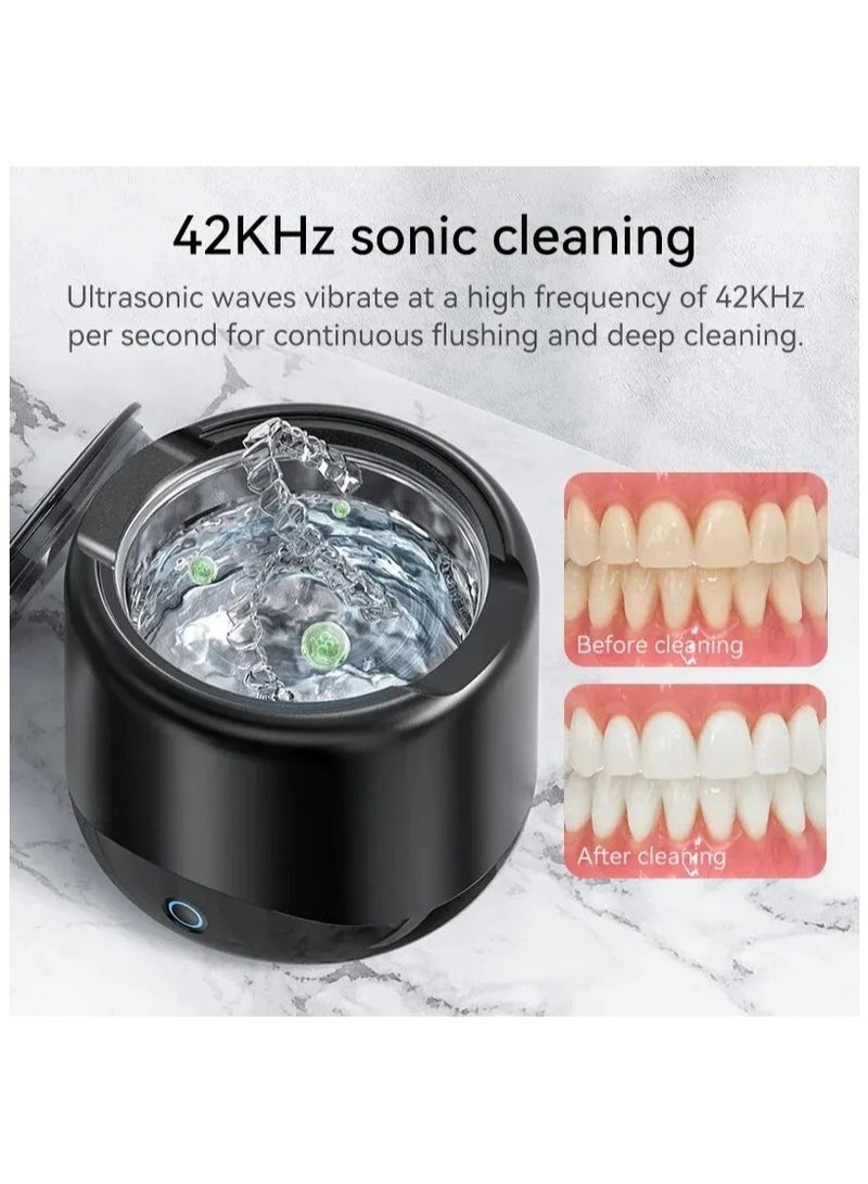 AROAQ Professional Ultrasonic Cleaner for Dentures Jewelry Watches and Household Items 42-45KHz Cleaning Machine  - Image 1