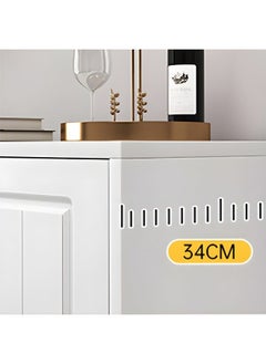 NKX Modern Wooden Storage Kitchen Cabinet with Shelves for Living Room & Kitchen  - Image 5