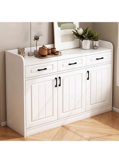 NKX Modern Wooden Storage Kitchen Cabinet with Shelves for Living Room & Kitchen  - Image 2