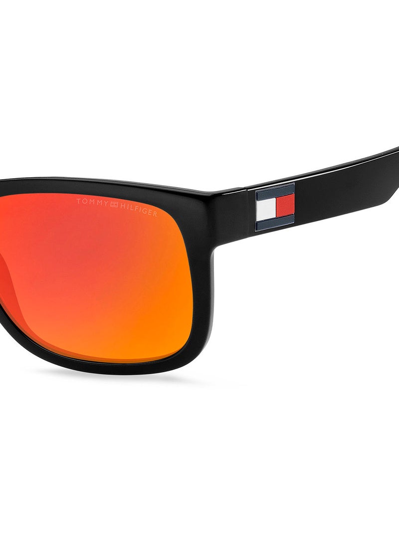 TOMMY HILFIGER - Rectangular / Square  Sunglasses TH 1556/S BLACK 56 - Image 1