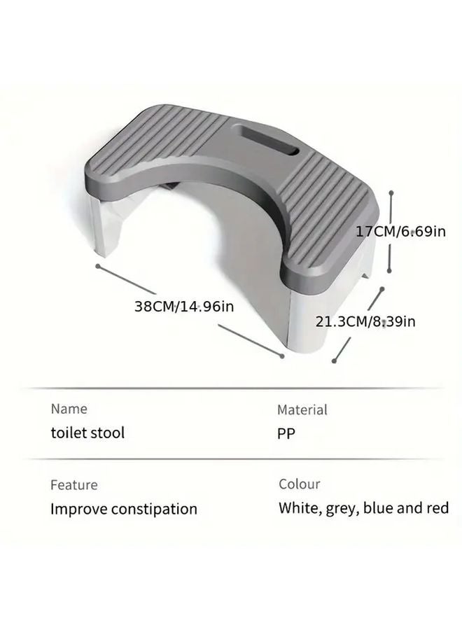مقعد مرحاض أبيض نقي مكثف لمساعدة البالغين على القرفصاء مع تخزين - Image 3