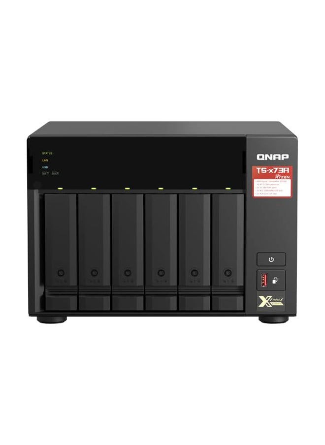 QNAP TS-673A-8G 6 Bay High-Performance NAS with 2 x 2.5GbE Ports and Two PCIe Gen3 Slots  - Image 1