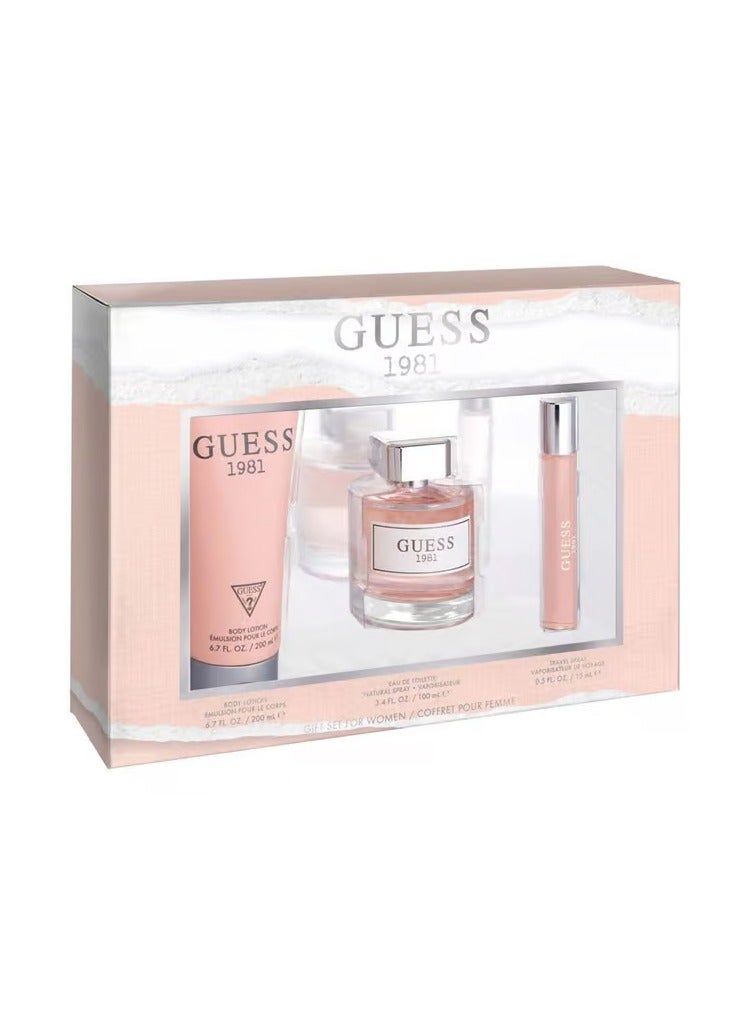 GUESS 1981 EDT For Women 100ML Set - Image 1