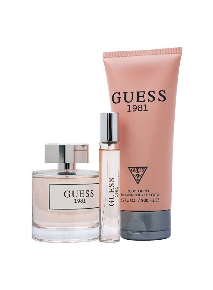 GUESS 1981 EDT For Women 100ML Set - Image 2