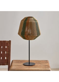 Home Box مصباح طاولة معدني كوليت E27 مع ظل من حبل القطن 29 × 29 × 59.5 سم  - Image 1