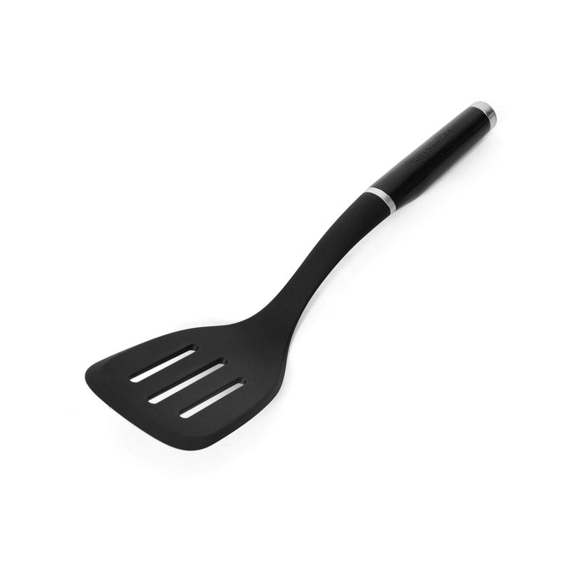 KitchenAid Classic Nylon Slotted Turner 1366Inch Black