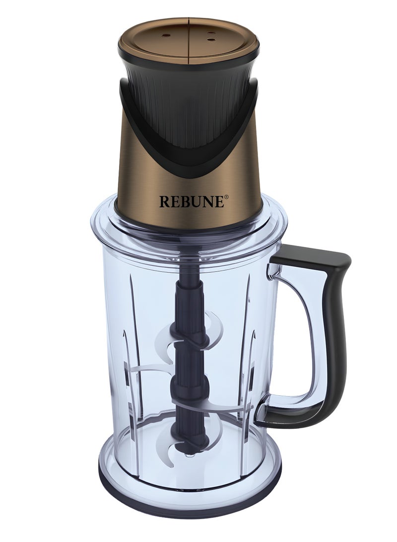 Stainless Steel Meat And Vegetable Chopper 2 L 350 W RE-2-169 Gold