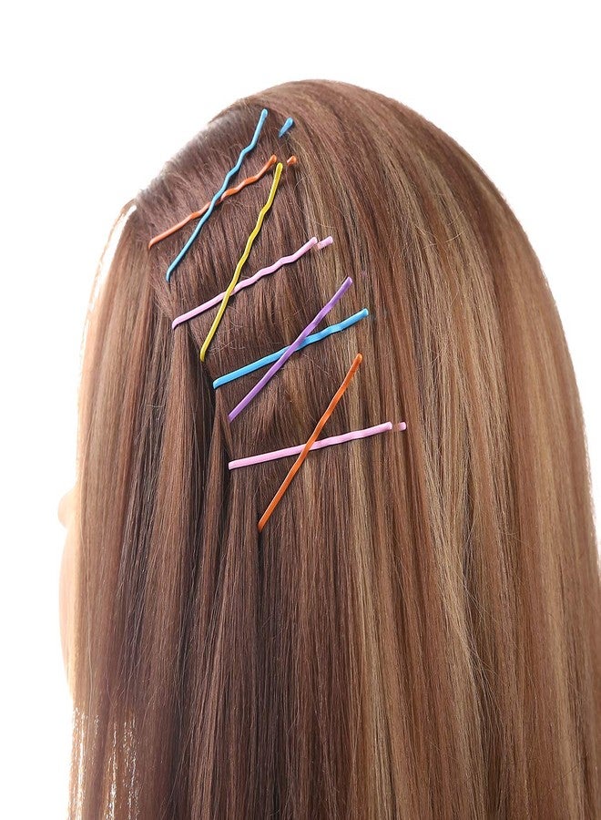 ميوانس 160 قطعة من دبابيس الشعر متعددة الألوان، بطول 2-2.5 بوصة، مشابك شعر معدنية للنساء - Image 3