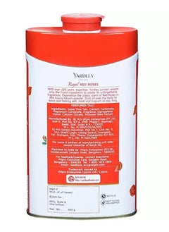 Yardley Red Roses Perfumed Talc Powder 250grams  - Image 2