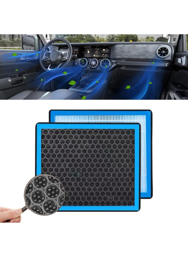 BOAO CF10285 Cabin Air Filter With Activated Carbon For Toyota 4Runner Highlander RAV4 Tundra Camry Corolla Prius Land Cruiser Sequoia Sienna Avalon 2010 2011 2012 2013 2014 2015 2016 2017 2018 2019 2020 - Image 1
