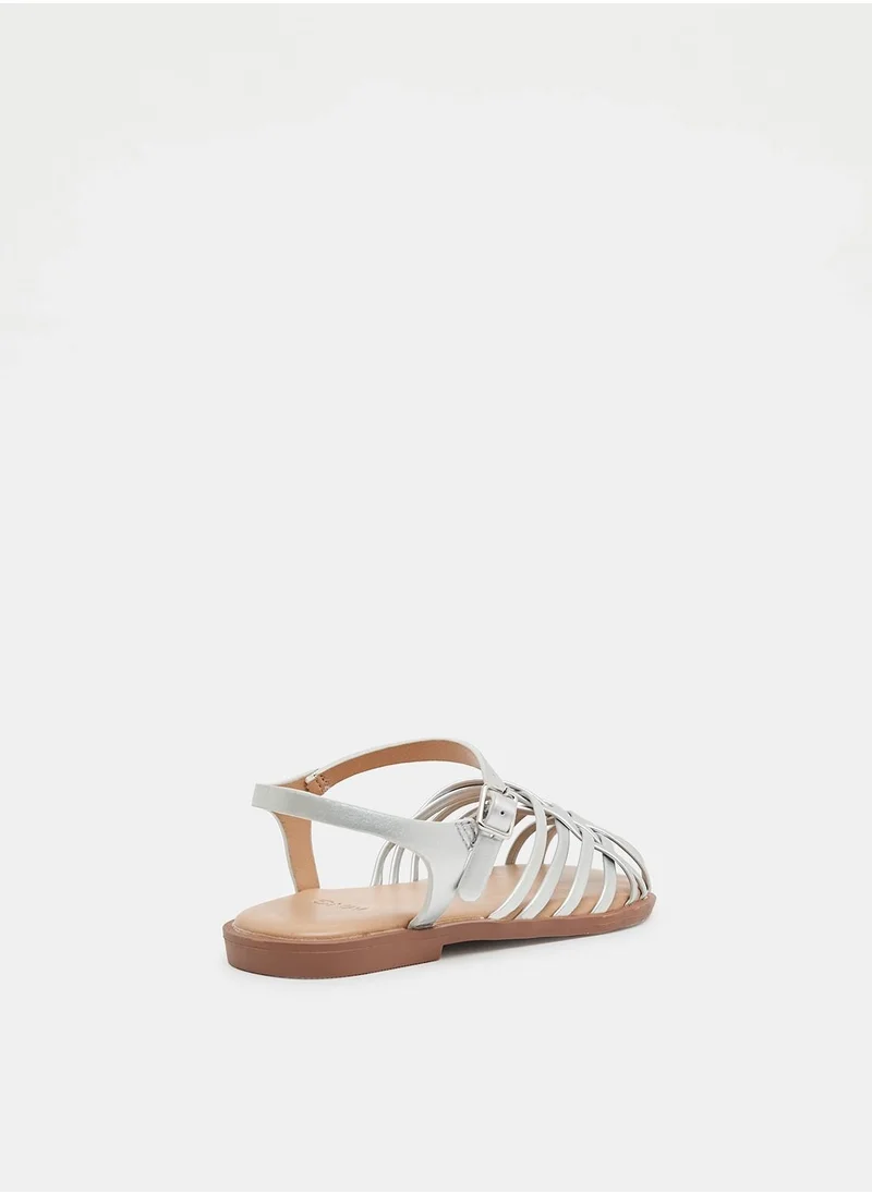 MANGO Girls Strappy Sandals