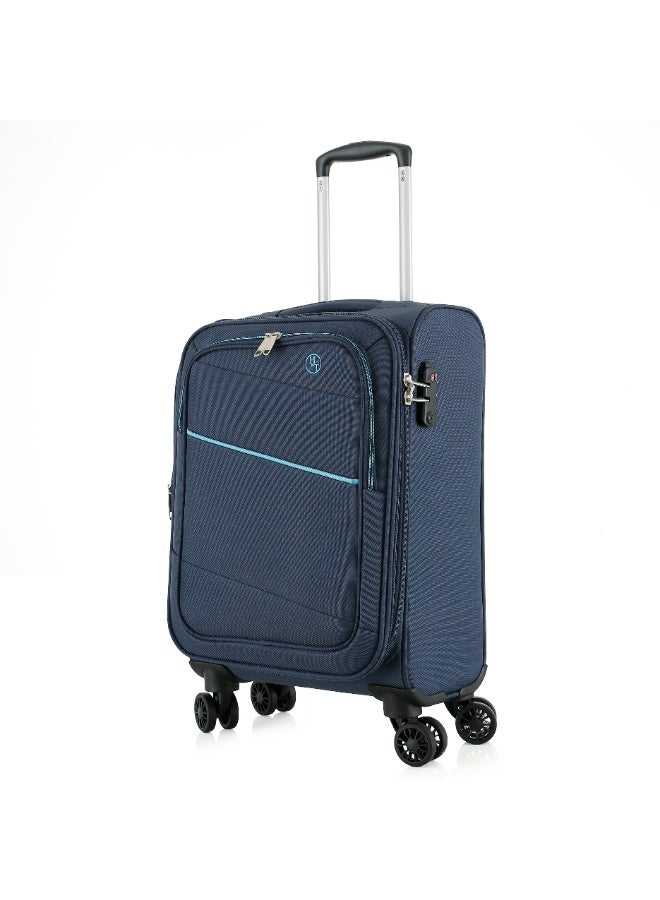 اتش تي طقم حقائب سفر من 3 قطع من H.T | حقائب سفر ذات غلاف ناعم | طقم حقائب سفر خفيفة الوزن قابلة للتوسيع بعجلات (33 لترًا، حقيبة سفر خفيفة الوزن) (حقيبة يد/حقيبة صغيرة للمقصورة 20 بوصة) - Image 2