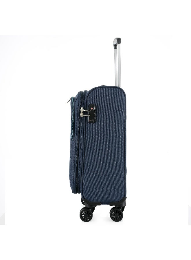 اتش تي طقم حقائب سفر من 3 قطع من H.T | حقائب سفر ذات غلاف ناعم | طقم حقائب سفر خفيفة الوزن قابلة للتوسيع بعجلات (33 لترًا، حقيبة سفر خفيفة الوزن) (حقيبة يد/حقيبة صغيرة للمقصورة 20 بوصة) - Image 5