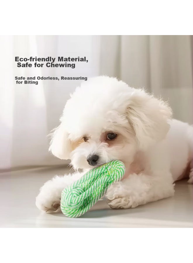 HelloJoy ojoy Dog Toys, Durable Chew And Teething Rope Ball Set, Pet Puppy Toys, Self-entertainment, 5-piece Set - Image 3