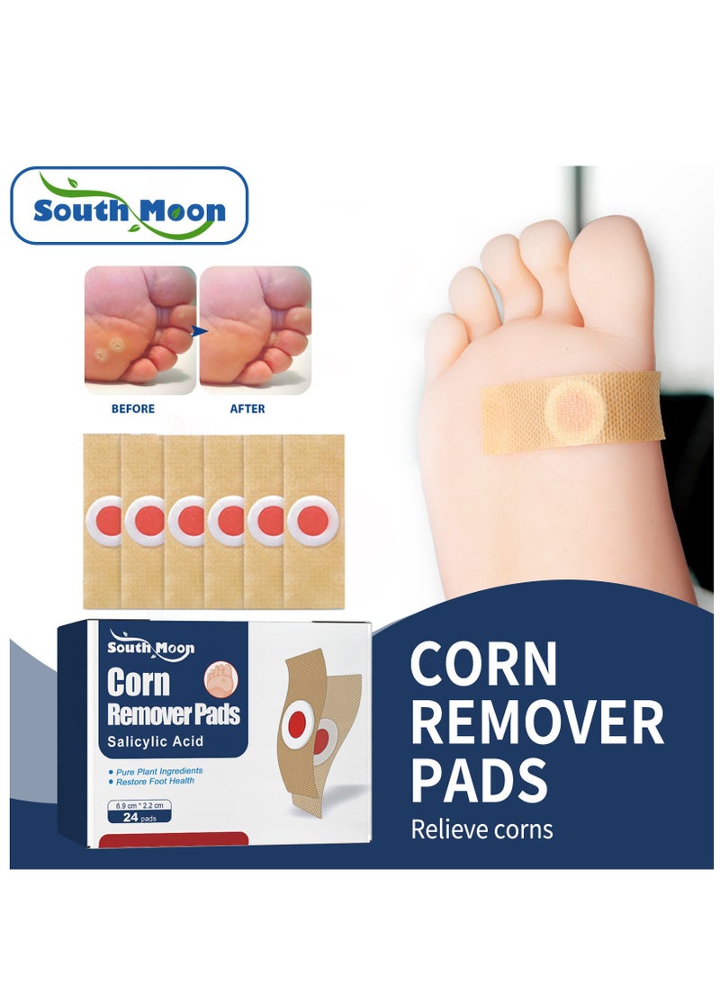 SOUTH MOON 24 Pcs Foot Corn Removal Plaster,Natural Ingredients,Foot Care Expert,Calluses Plantar Treatment,Relief Pain From Calluses, Corns, Blisters, Heel Frictions  - Image 3