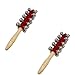 mocrcrel 2 Pcs 10 inch Wooden Handle Bells Instrument Stick Ring Christmas Jingle Bells Hand Percussion Shaker 21 Bells 2 Pcs - Image 3