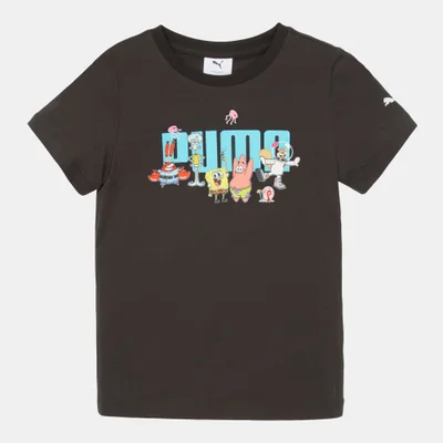 PUMA Kids' x SPONGEBOB Logo T-Shirt