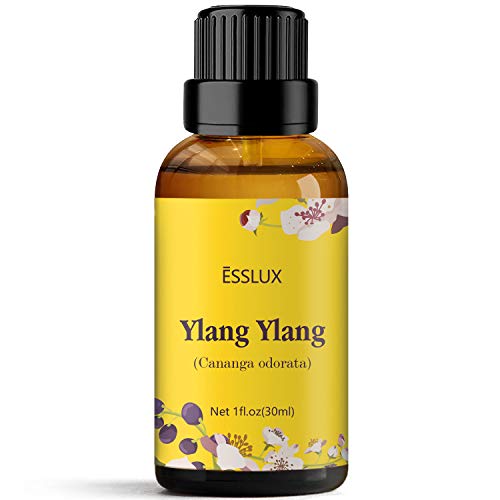 ESSLUX Ylang Ylang Essential Oil, ESSLUX Premium Grade Essential Oils, Perfect for Diffuser, Massage, Soap Candle Making, Home Fragrance, 30 ml - Image 1