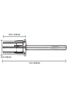 Pana Loxo Silver Color Easy-Off Mandrel Bit 3/32" Shanks- For Nail Drill/File Made In Usa  - Image 2