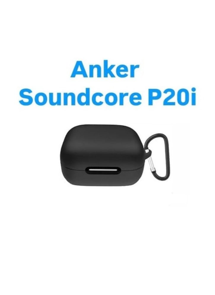 ماركة غير محددة حافظة سيليكون لسماعه أنكر P20i - أسود 