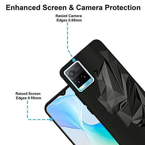 VIDO Exclusive Soft Back Case Cover for Vivo Y33T / Y21T 5G / Vivo Y33s / Vivo Y21 2021 / (Shock Proof |360 Degree Complete Protection) - Image 2