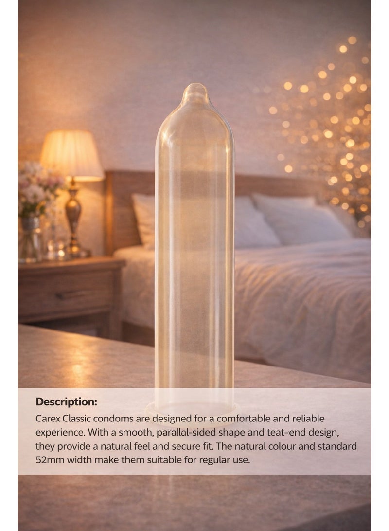 careX Pack Of 12 Boxes Carex Classic Condoms - Image 3