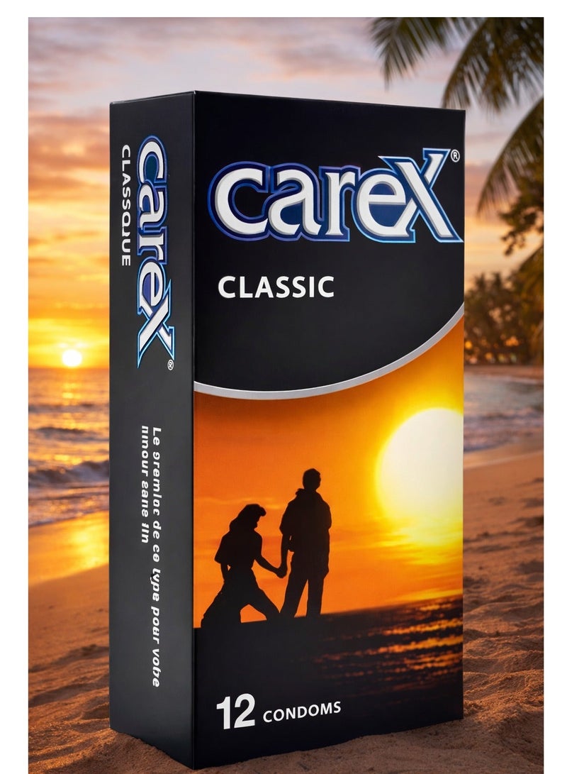 careX Pack Of 12 Boxes Carex Classic Condoms - Image 2