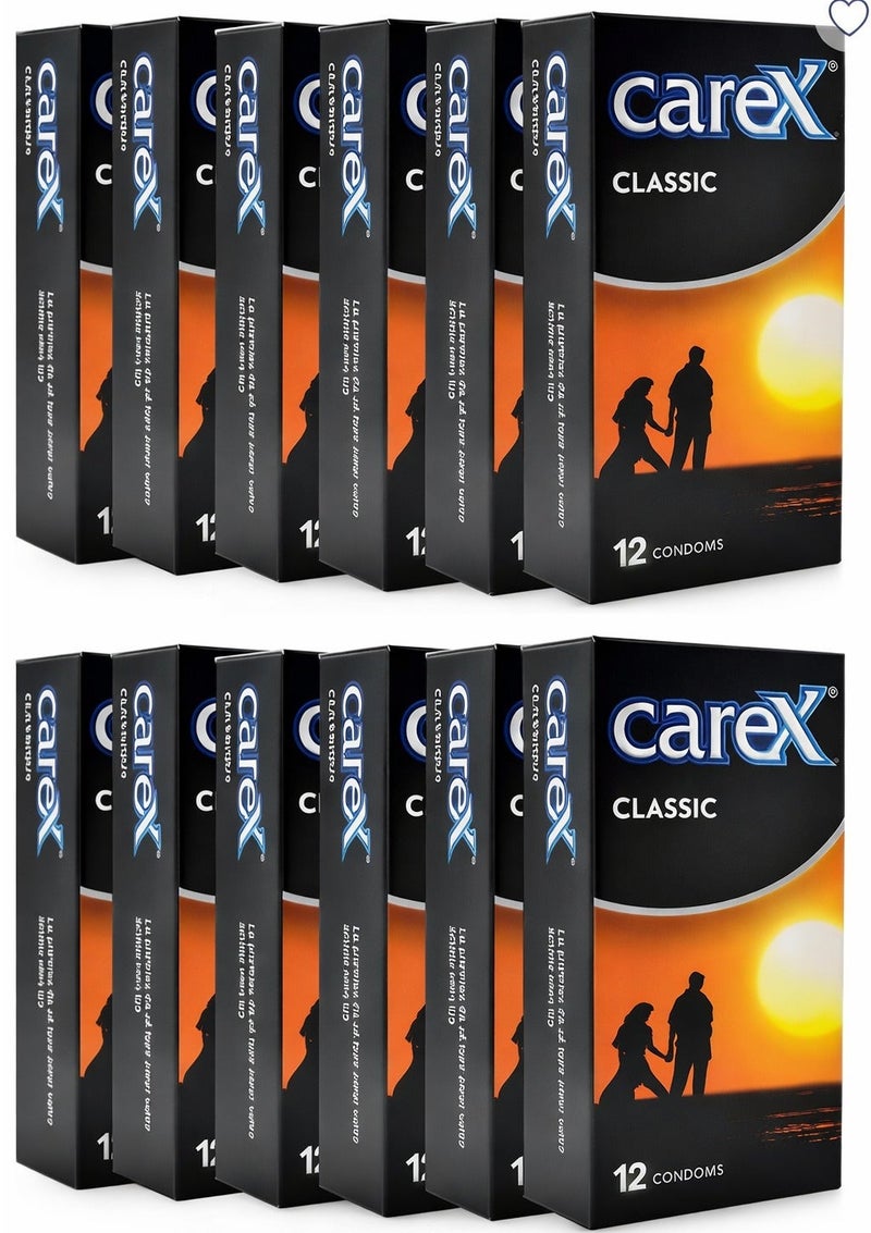 careX Pack Of 12 Boxes Carex Classic Condoms - Image 1