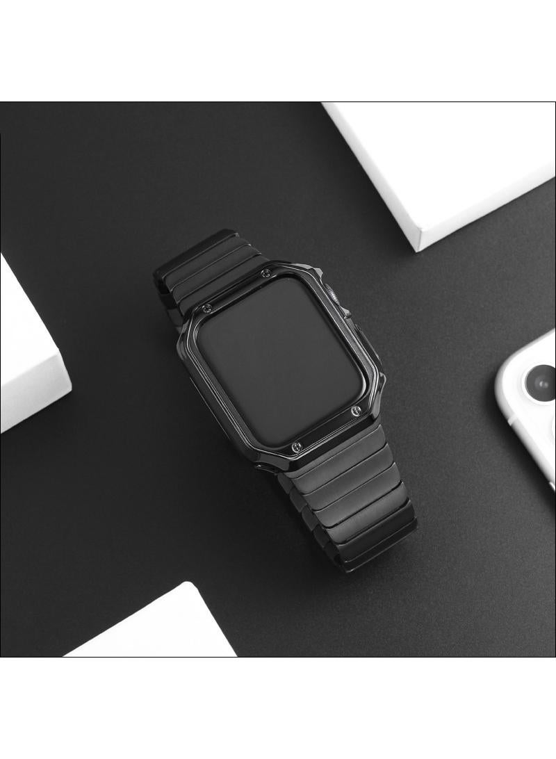 Y&D For Apple Watch Ultra 8/7 Generation 38/40/41mm Metal Strap With TPU Plating Case Suit - Image 3