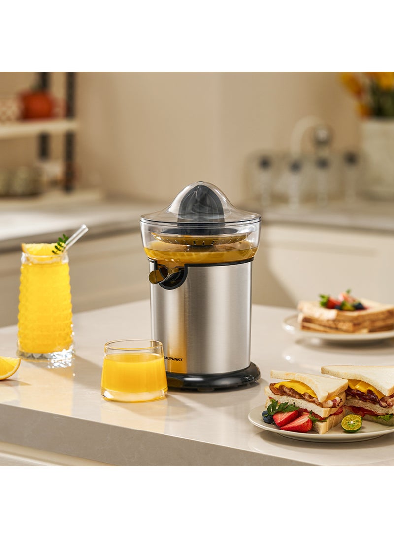 Blaupunkt Citrus Juicer, 130W, Stainless Steel Body, Filter and Spout - Image 4