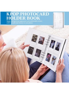 Generic Mini Photo Al with 20 Pcs Inner 6 Ring Photocard Binder A5 Kpop Photocard Holder Book Photo Card Holders Photo Al Folder Clear Photocard Sleeves for Business Card or Picture (4 Photo Style)  - Image 3