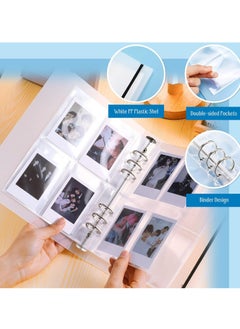 Generic Mini Photo Al with 20 Pcs Inner 6 Ring Photocard Binder A5 Kpop Photocard Holder Book Photo Card Holders Photo Al Folder Clear Photocard Sleeves for Business Card or Picture (4 Photo Style)  - Image 4