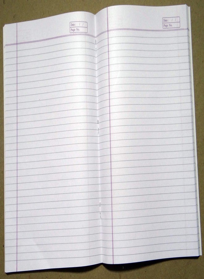 amblitz Notebook | 104 Pages | Pack of 4 | A4 Size | Soft Cover | Single Line | School Register | Notebook Combo | - Image 5