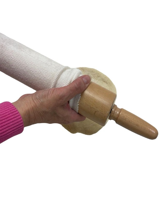 Regency Wraps Rolling Pin Cover for Non-Stick Dough Rolling, 100% Cotton Absorbs Excess Flour So Pastries Come out Light and Flakey, 15" Pack of 2 - Image 4