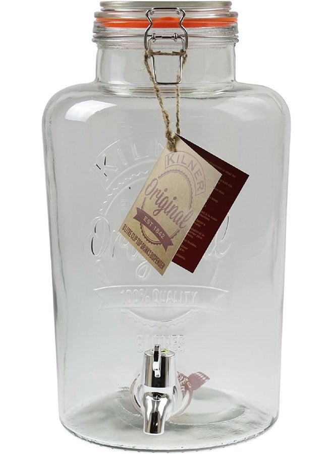 Kilner Lid Top Round Drinks Dispenser, 8 Litre - Image 2