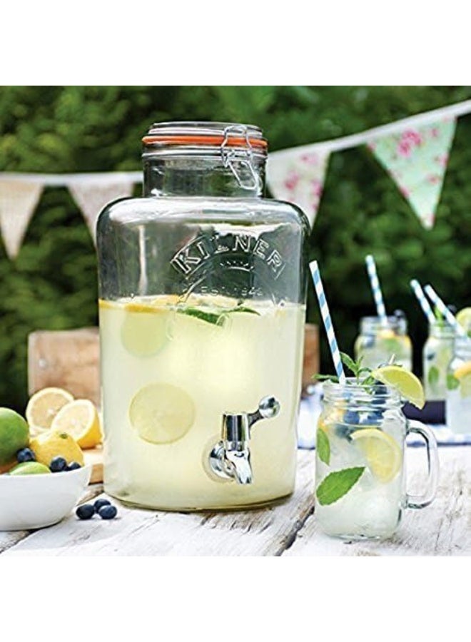 Kilner Lid Top Round Drinks Dispenser, 8 Litre - Image 3