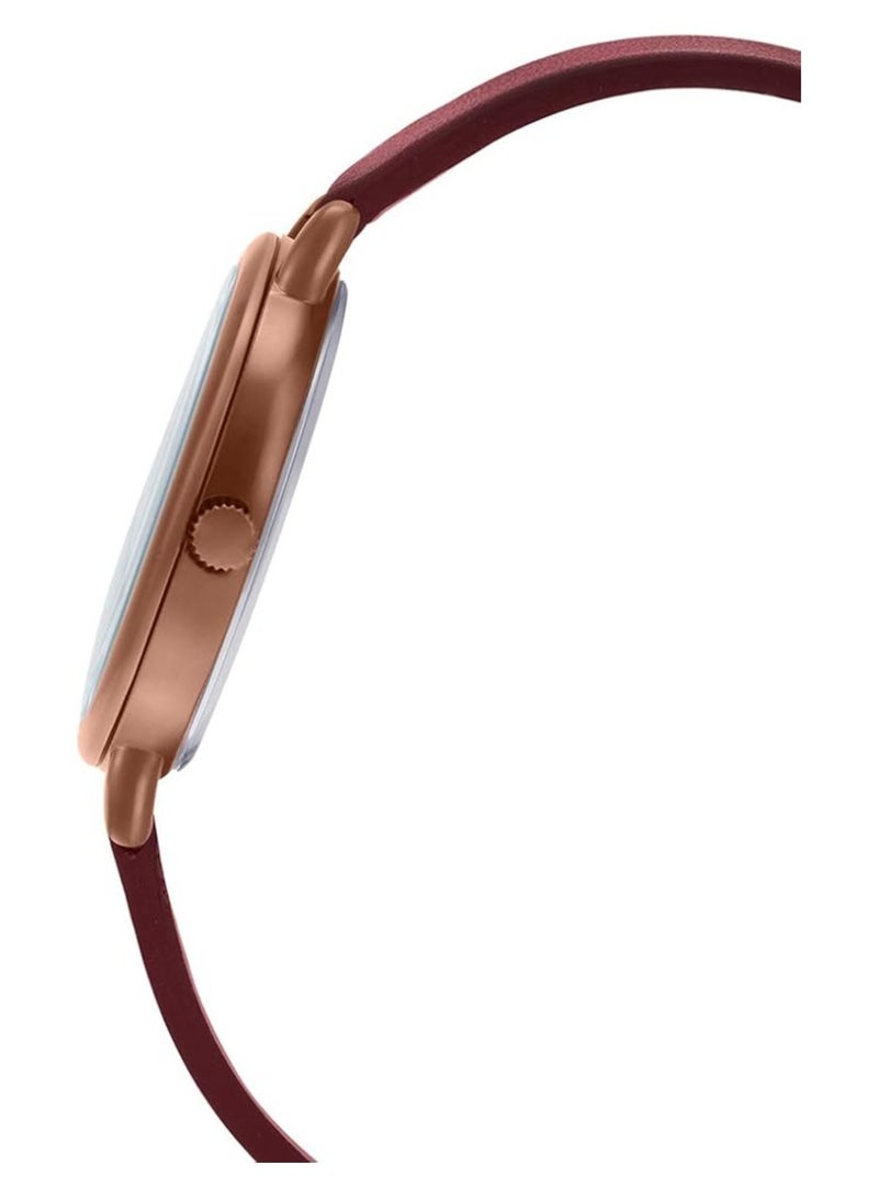 Casio Watch for Women LTP-E413RL-5ADF Analog Leather Band Brown - Image 4