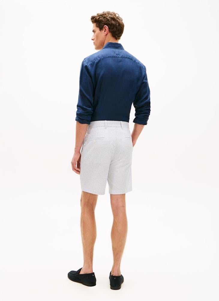 TOMMY HILFIGER Dover Print Twill 8" Inseam Chino Shorts - Image 2