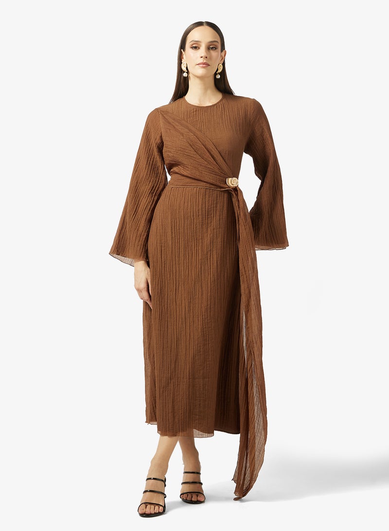 Khizana Draped Styled Dress - Image 1