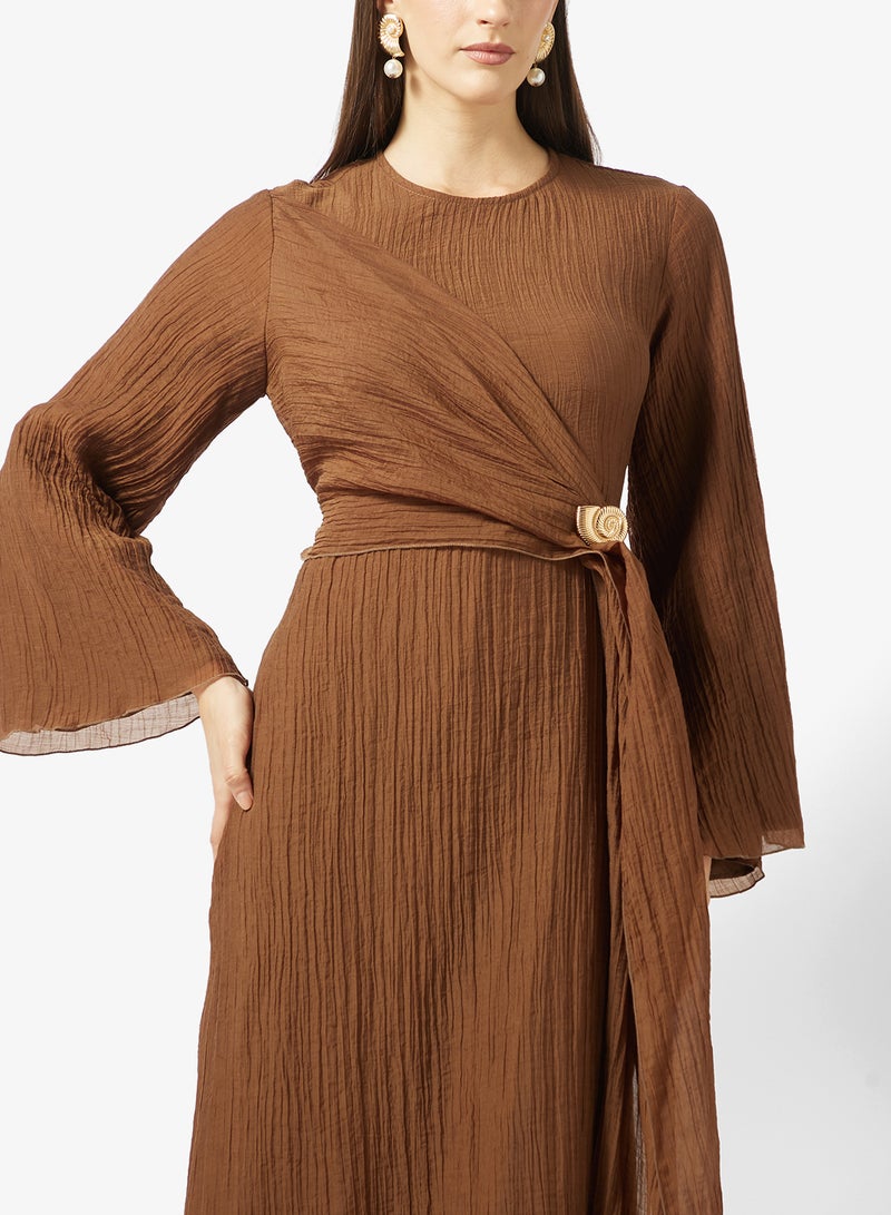 Khizana Draped Styled Dress - Image 3