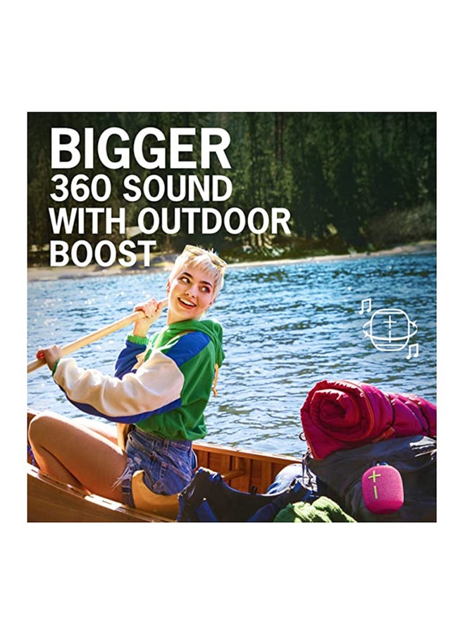 Ultimate Ears Wonderboom 3 Bluetooth Speaker - Hyper Pink - Image 2