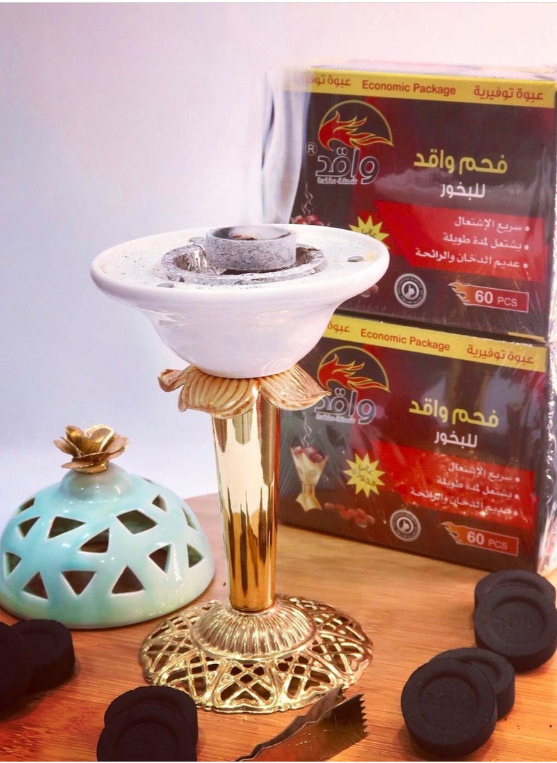 ماركة غير محددة - فحم سريع الاشتعال 120 حبة، 33 ملم - Image 1